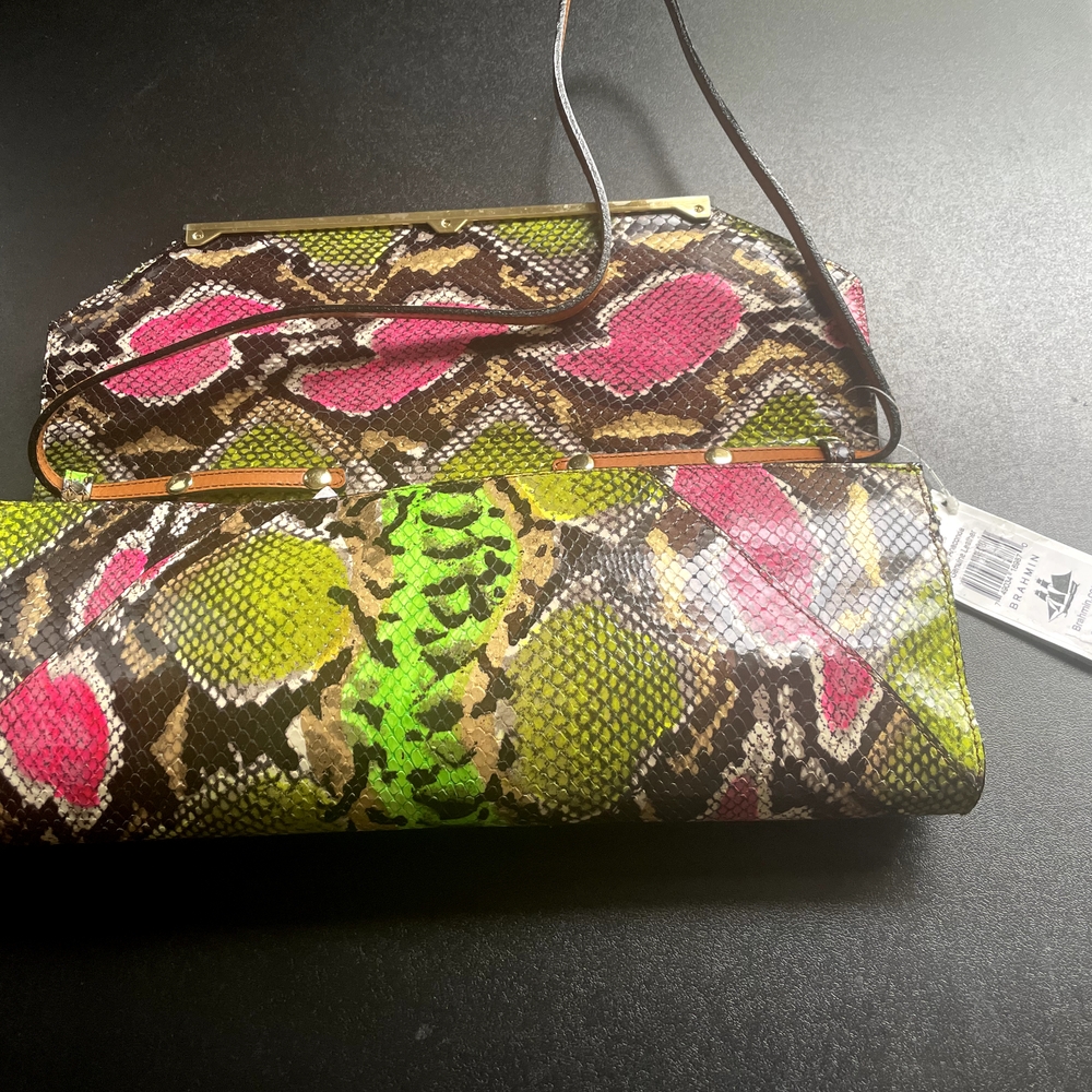 Brahmin Multi Anaconda Alexis Clutch